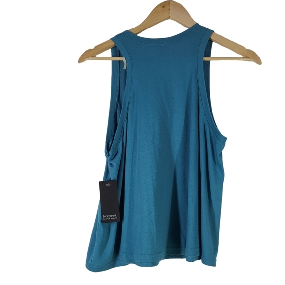 NWT Nordstrom FREE PRESS Swing Pajama Tank Top Teal Extra Large - Picture 2 of 4